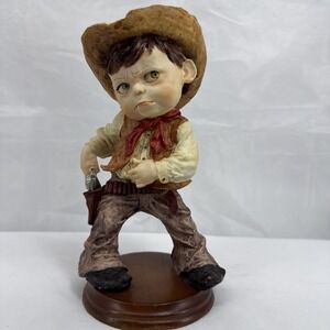 VINTAGE GIUSEPPE ARMANI FIGURINE COWBOY GUNSLINGER